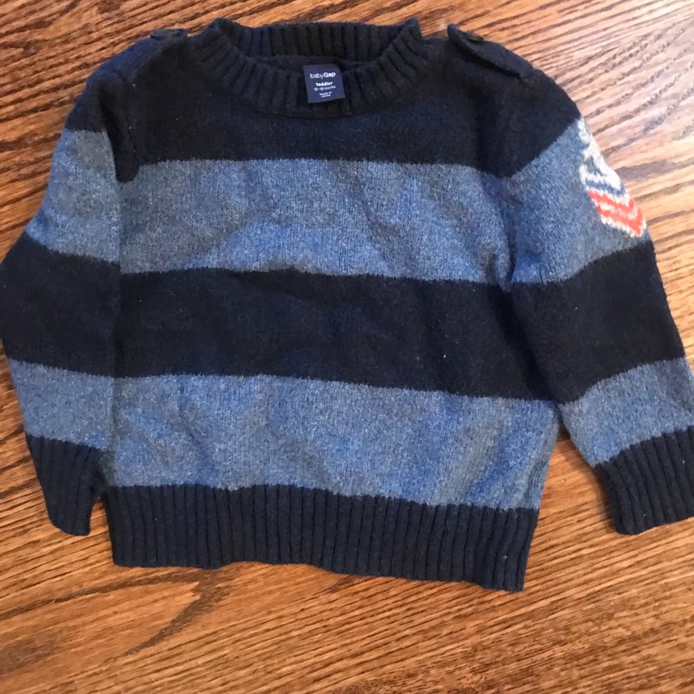 Boys baby gap striped sweater